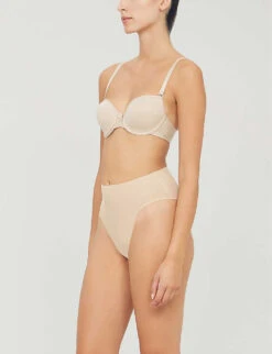 Chantelle Soft Stretch High-rise Stretch-jersey High-leg Briefs -Ress Clothing Shop 1056 85077348 C10670 0WUNUDE ALT01