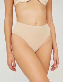 Chantelle Soft Stretch High-rise Stretch-jersey High-leg Briefs -Ress Clothing Shop 1056 85077348 C10670 0WUNUDE ALT03