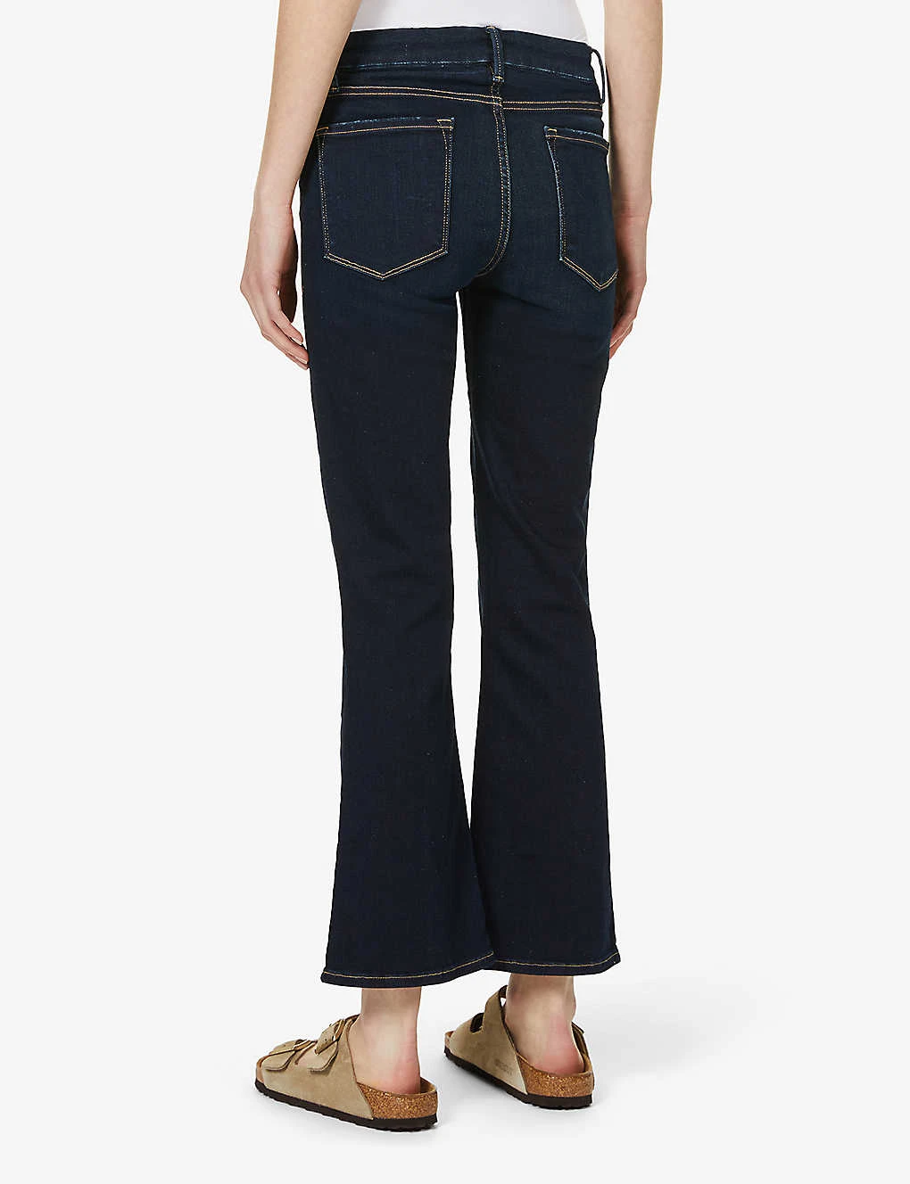 FRAME Le Crop Mini Boot Mid-rise Flared Jeans 6 FRAME Le Crop Mini Boot Mid-rise Flared Jeans - Image 4