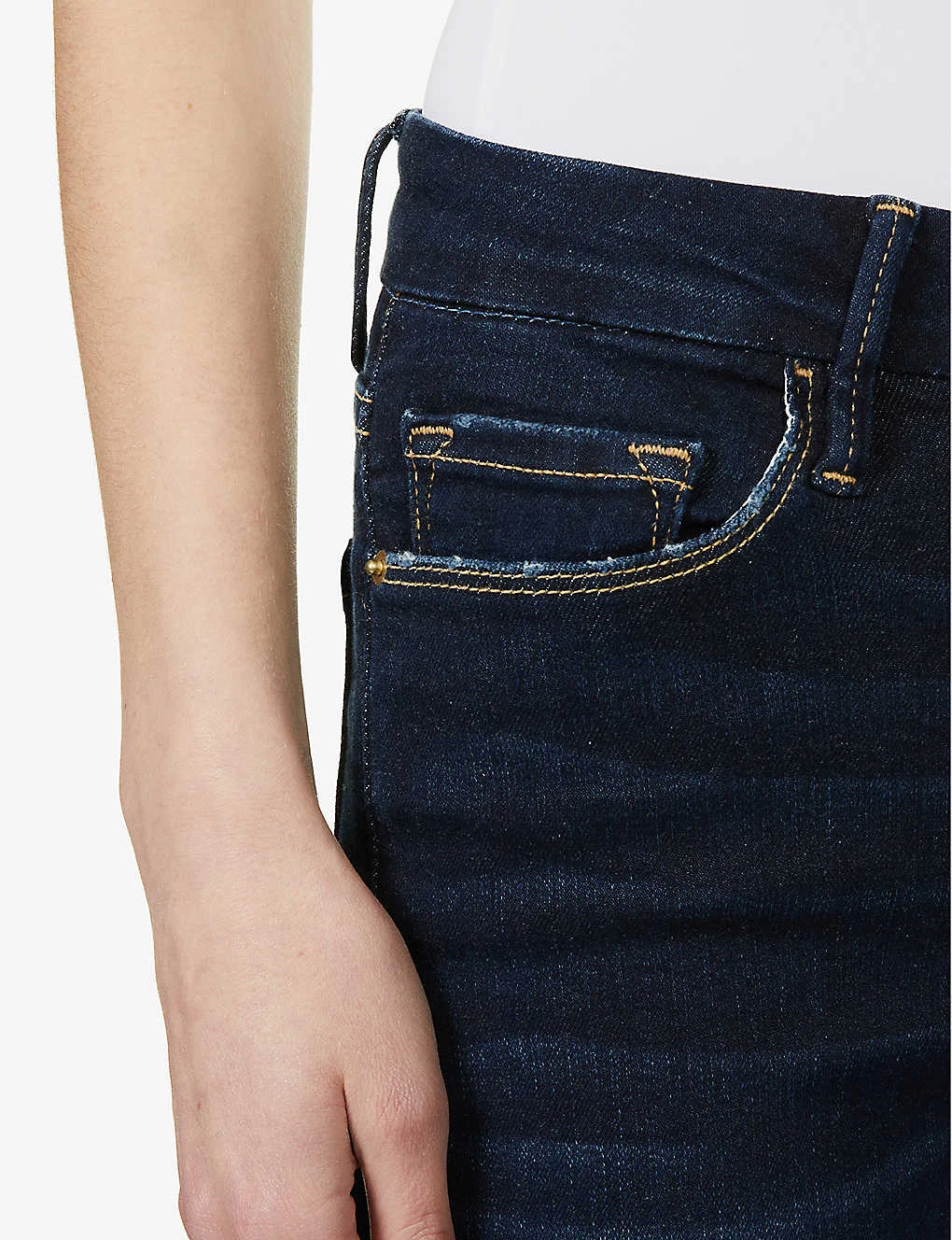 FRAME Le Crop Mini Boot Mid-rise Flared Jeans 7 FRAME Le Crop Mini Boot Mid-rise Flared Jeans - Image 5