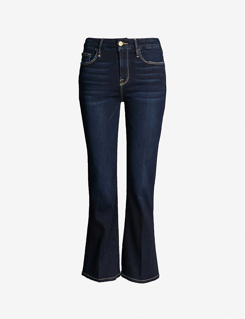 FRAME Le Crop Mini Boot Mid-rise Flared Jeans 3 FRAME Le Crop Mini Boot Mid-rise Flared Jeans