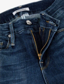 GOOD AMERICAN Good Legs Skinny High-rise Stretch Cotton-blend Jeans 15 GOOD AMERICAN Good Legs Skinny High-rise Stretch Cotton-blend Jeans -Ress Clothing Shop 1073 3005368 GAGL899 BLUE004 ALT06