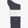 Falke High-rise Wool Socks -Ress Clothing Shop 121 3000116 47488 6688DARKBLUEMEL M