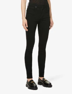 Paige Margot Ultra-skinny High-rise Jeans -Ress Clothing Shop 150 3002369 20985212139 BLACKSHADOW ALT02