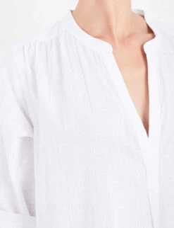 Seafolly Boyfriend Cotton Beach Shirt -Ress Clothing Shop 186 3000714 52815TO WHITE ALT04