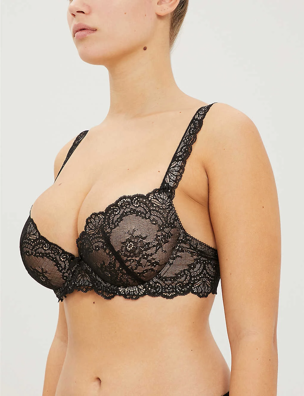 Aubade Danse Moulded Plunge Lace Bra 7 Aubade Danse Moulded Plunge Lace Bra - Image 5
