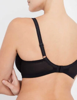 Panache Envy Stretch-lace Underwired Balconette Bra -Ress Clothing Shop 218 3003630 7285BLACK BLACK ALT04