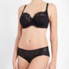 Panache Envy Stretch-lace Underwired Balconette Bra 2 Panache Envy Stretch-lace Underwired Balconette Bra -Ress Clothing Shop 218 3003630 7285BLACK BLACK M