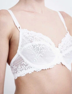 Wacoal Embrace Lace Stretch-lace Underwired Bra -Ress Clothing Shop 218 73341927 65191 DELICIOUSWHITE ALT04