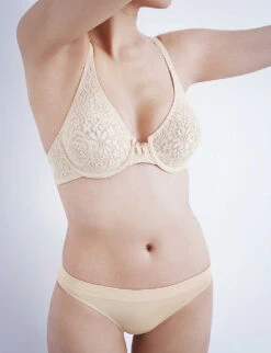 Wacoal Halo Stretch-lace Moulded Underwired Bra -Ress Clothing Shop 218 76029603 851205 NATURALLYNUDE ALT01