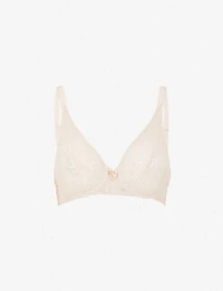 Wacoal Halo Stretch-lace Moulded Underwired Bra