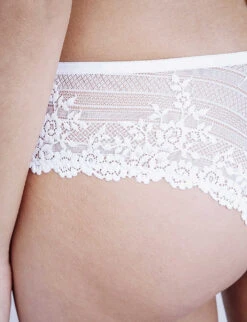 Wacoal Embrace Tanga Lace Briefs -Ress Clothing Shop 218 76029603 WA848191135 WHITE ALT04