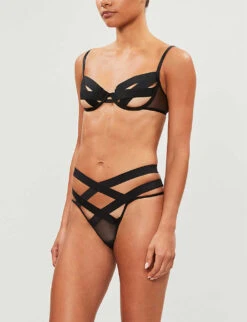 BLUEBELLA Emilia Mesh Thong -Ress Clothing Shop 271 3003600 40247 BLACK ALT01