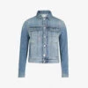Zadig & Voltaire Kioky Faded Stretch-denim Jacket 2 Zadig & Voltaire Kioky Faded Stretch-denim Jacket -Ress Clothing Shop 669 10175 PWGCT3403F BLEU ALT10