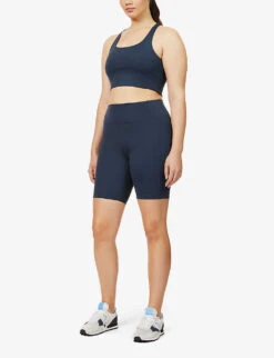 Girlfriend Collective Paloma Sports Stretch-jersey Bra -Ress Clothing Shop R00037918 MIDNIGHT ALT01