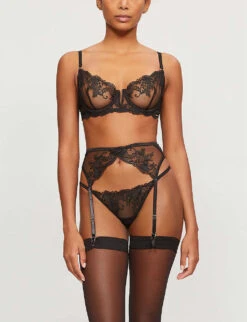 BLUEBELLA Marseille Stretch-lace Briefs -Ress Clothing Shop R00068026 BLACK ALT01