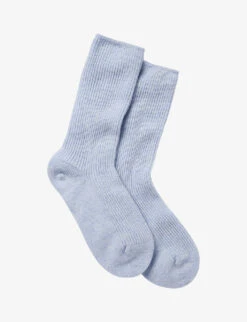 Ribbed Cashmere Bedsocks