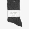 Calvin Klein Logo-print Cotton-blend Socks Pack Of Two -Ress Clothing Shop R00135426 97DARKGREYCOMBO M