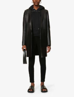 Spanx Clean Denim Skinny High-rise Stretch-denim Jeans -Ress Clothing Shop R03640972 PITCHBLACK ALT01