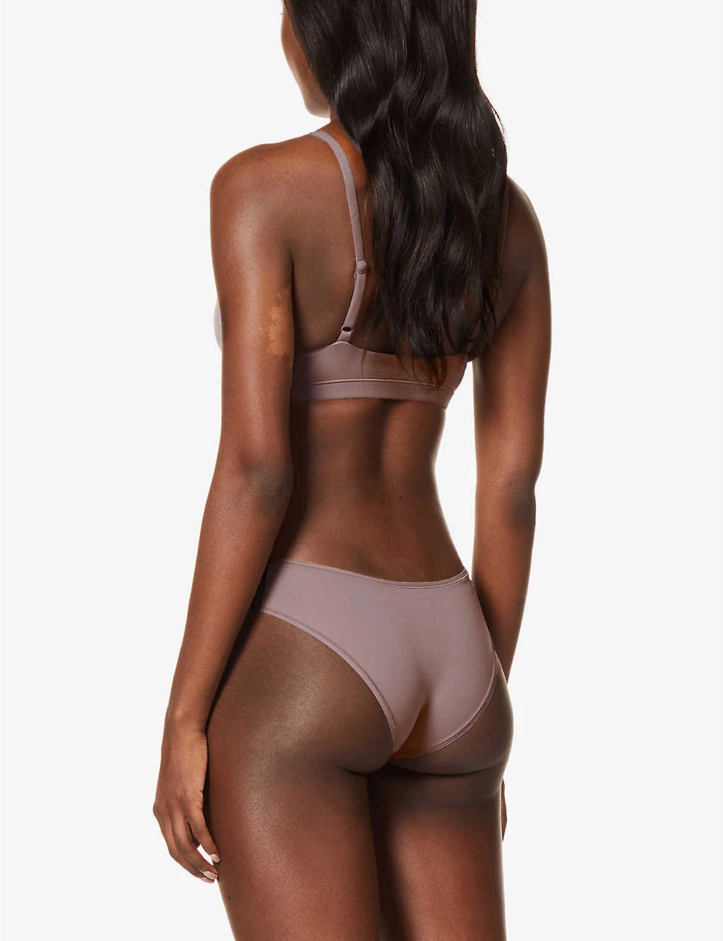 Fits Everybody Triangle Stretch-jersey Bralette 6 Fits Everybody Triangle Stretch-jersey Bralette - Image 4