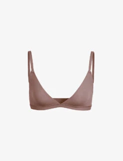 Fits Everybody Triangle Stretch-jersey Bralette