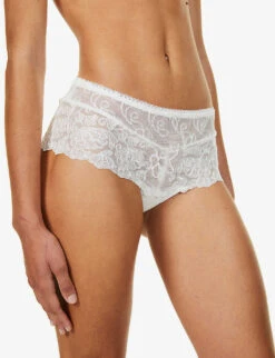 Aubade Toujours St Tropez Mid-rise Stretch-lace Briefs 9 Aubade Toujours St Tropez Mid-rise Stretch-lace Briefs -Ress Clothing Shop R03735961 OPALE ALT02