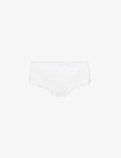 Aubade Toujours St Tropez Mid-rise Stretch-lace Briefs