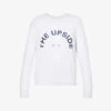 Bondi Crew Logo-print Cotton-jersey Sweatshirt -Ress Clothing Shop R03740641 WHITE M