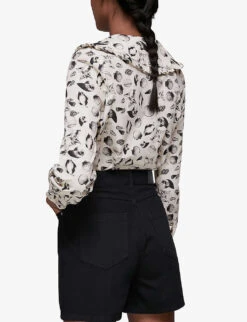 Whistles Authentic High-rise Organic-cotton Denim Shorts 8 Whistles Authentic High-rise Organic-cotton Denim Shorts -Ress Clothing Shop R03790211 BLACK ALT02