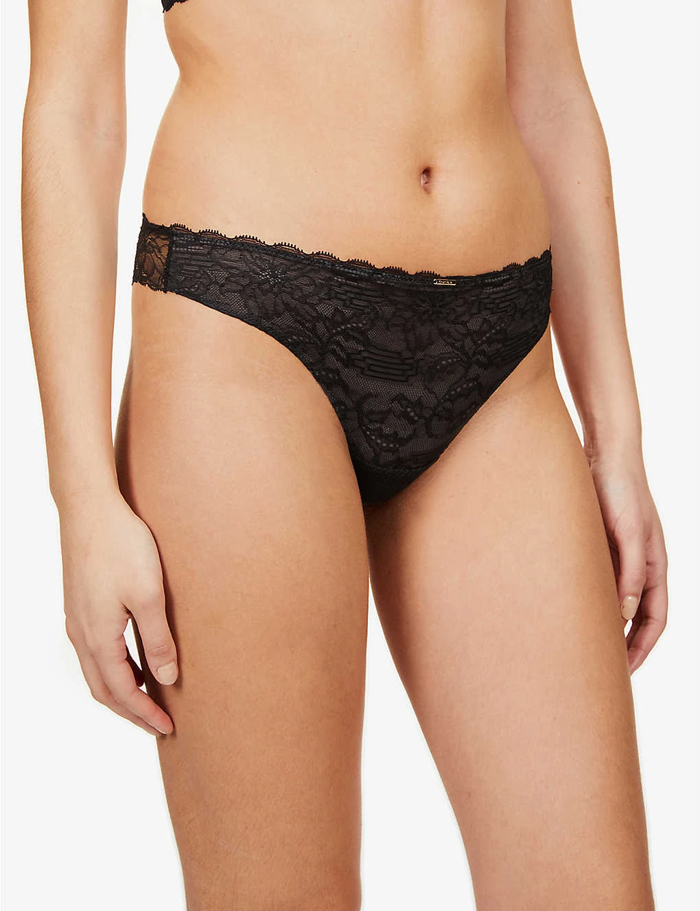 Chantelle Waltz Mid-rise Stretch-lace Thong 5 Chantelle Waltz Mid-rise Stretch-lace Thong - Image 3