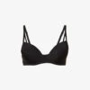 Calvin Klein CK Seductive Comfort Branded Stretch-jersey Bra -Ress Clothing Shop R03802028 BLACK M
