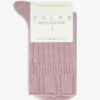 Falke Bedsock Ribbed Knitted Wool-blend Socks