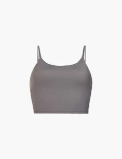 Tank Round-neck Stretch-jersey Bralette