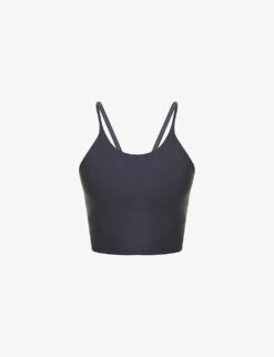 Tank Scoop-neckline Stretch-jersey Bra