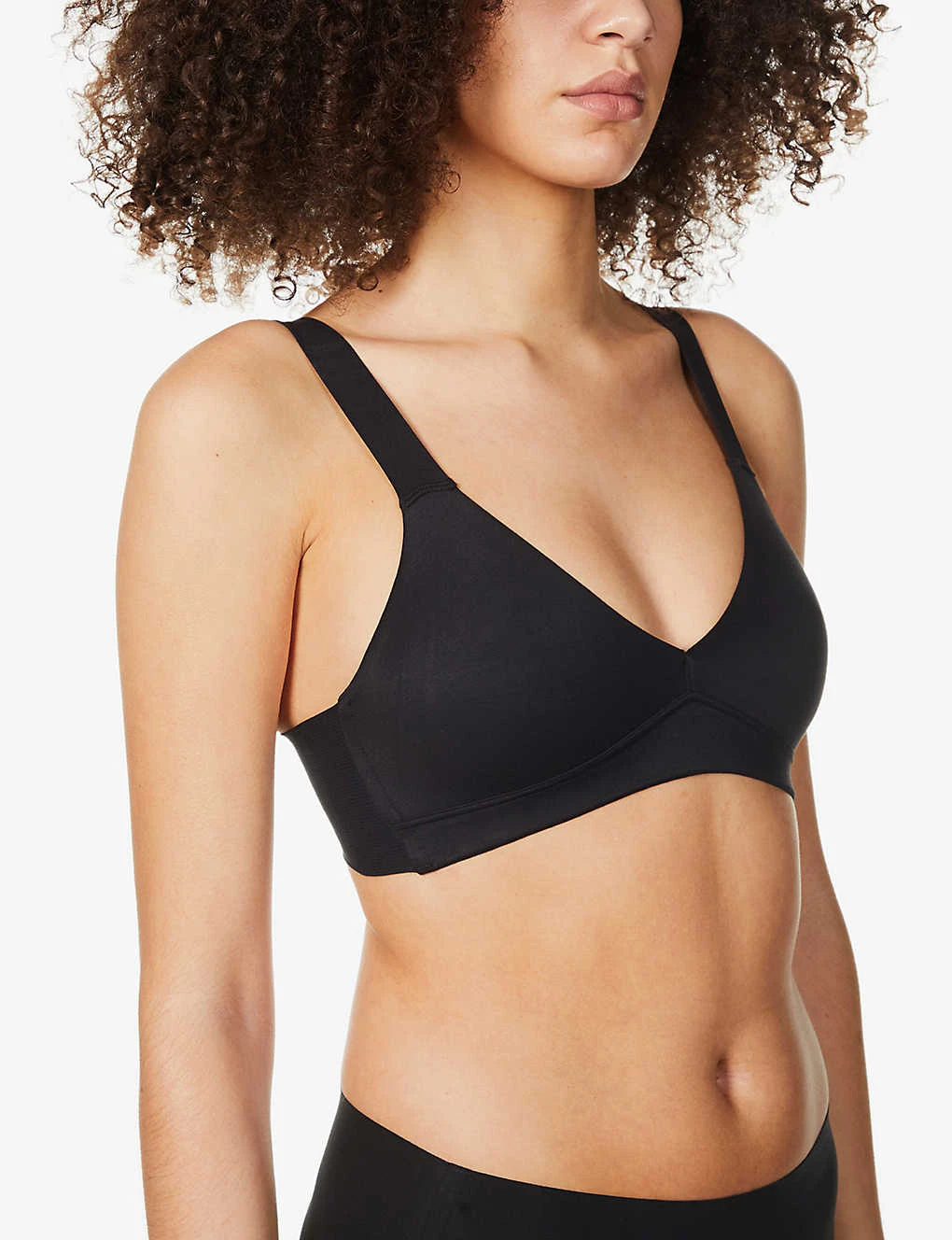 Spanx V-neck Unlined Stretch-jersey Bralette 7 Spanx V-neck Unlined Stretch-jersey Bralette - Image 5