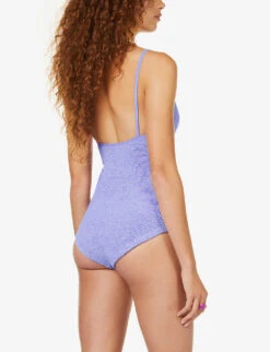 Pamela Scoop-neck Swimsuit 10 Pamela Scoop-neck Swimsuit -Ress Clothing Shop R03841051 LILAC ALT03