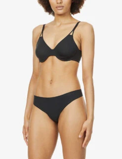 Wacoal Accord Underwired Jersey T-shirt Bra -Ress Clothing Shop R03841433 BLACK ALT01