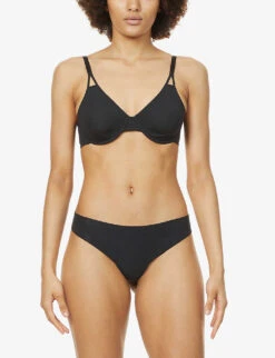 Wacoal Accord Underwired Jersey T-shirt Bra -Ress Clothing Shop R03841433 BLACK ALT02