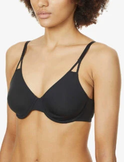 Wacoal Accord Underwired Jersey T-shirt Bra -Ress Clothing Shop R03841433 BLACK ALT04