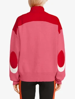 CLAUDIE PIERLOT Minimum Contrast-coloured Knitted Sweatshirt 9 CLAUDIE PIERLOT Minimum Contrast-coloured Knitted Sweatshirt -Ress Clothing Shop R03852032 DIVERS ALT03