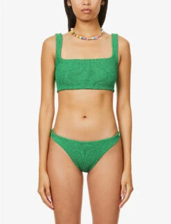 Xandra Crinkle Bikini 10 Xandra Crinkle Bikini -Ress Clothing Shop R03873622 S EMERALD ALT02