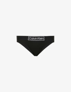 Calvin Klein Reimagined Logo-print Stretch-cotton Briefs