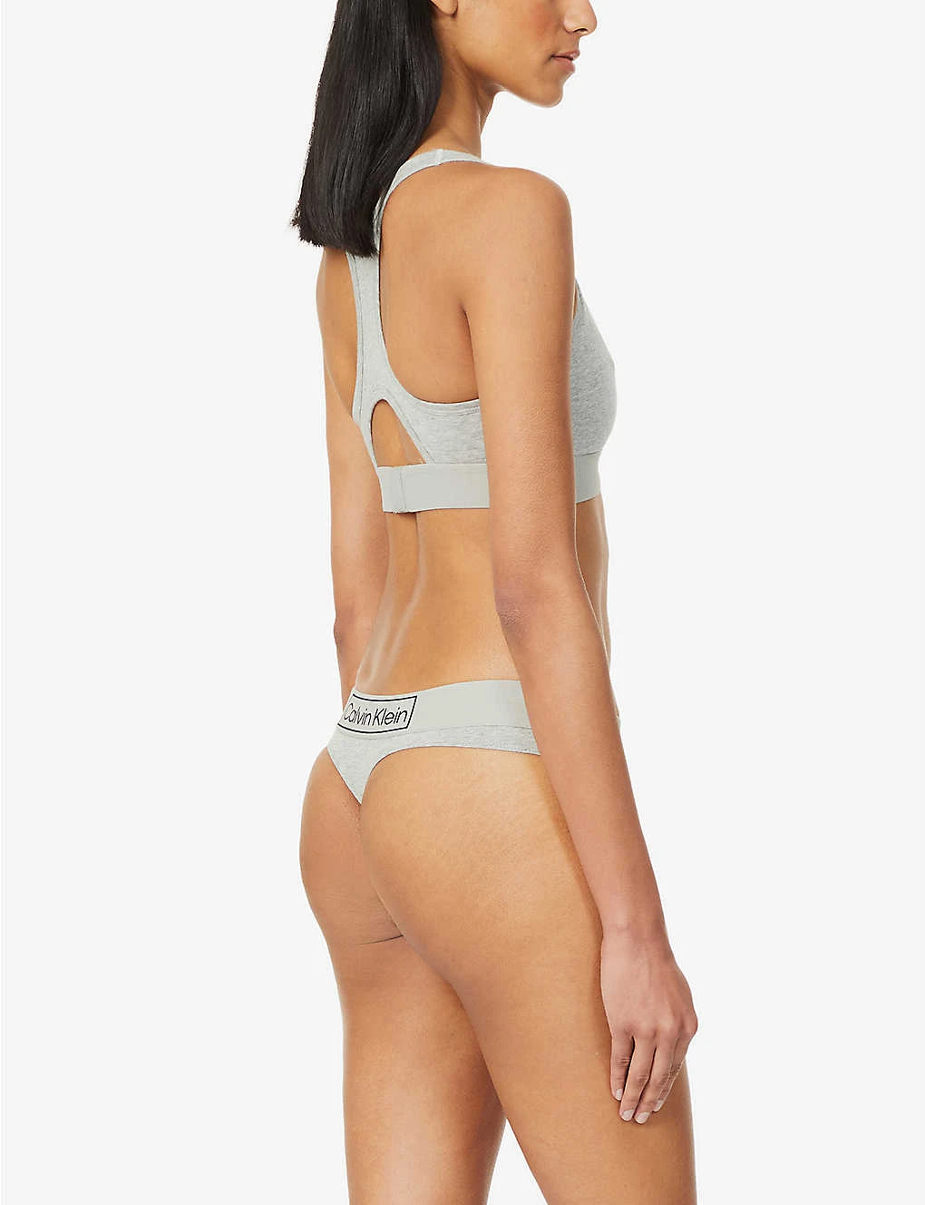 Calvin Klein Reimagined Racerback Organic And Recycled-cotton-blend Maternity Bralette 6 Calvin Klein Reimagined Racerback Organic And Recycled-cotton-blend Maternity Bralette - Image 4
