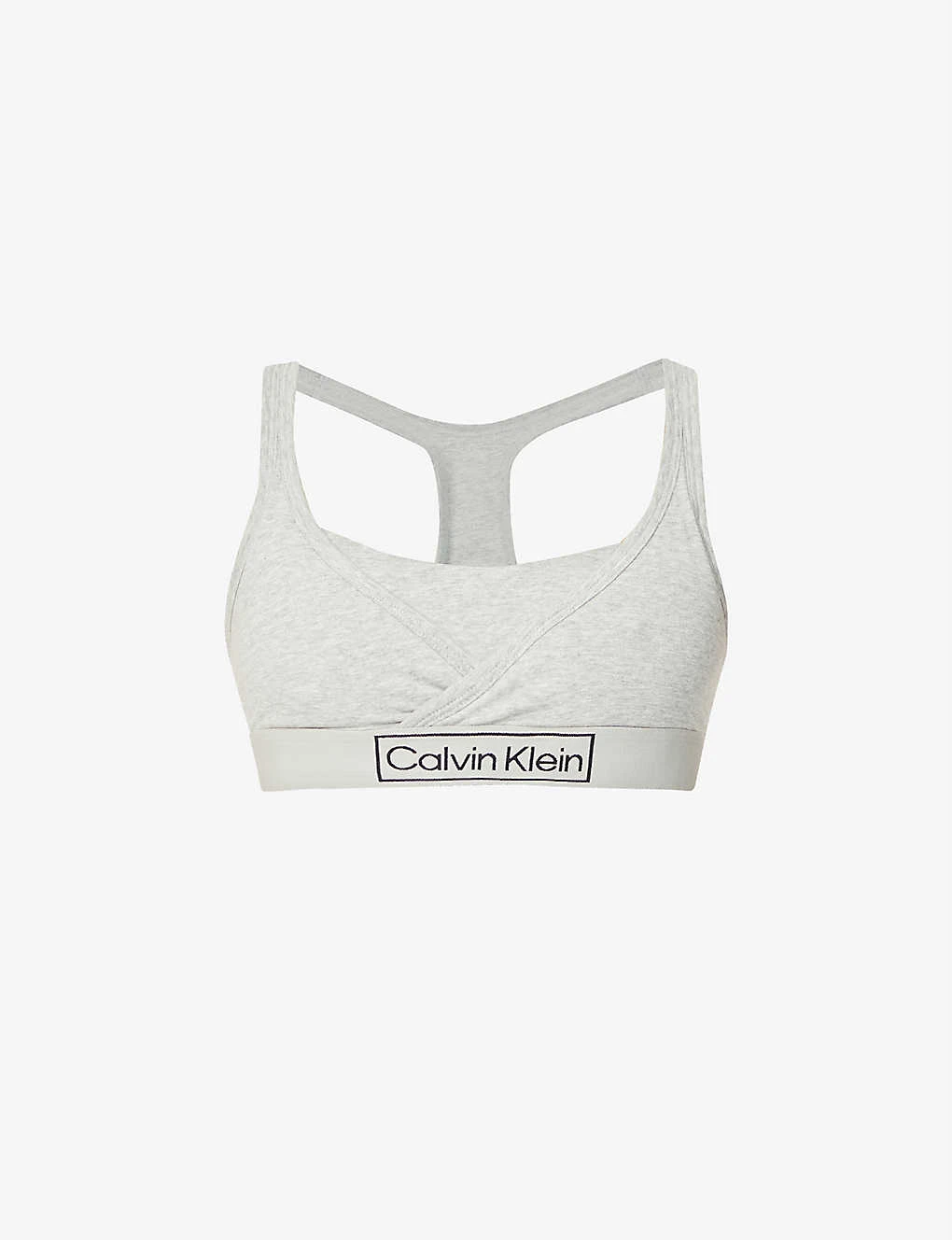 Calvin Klein Reimagined Racerback Organic And Recycled-cotton-blend Maternity Bralette 3 Calvin Klein Reimagined Racerback Organic And Recycled-cotton-blend Maternity Bralette
