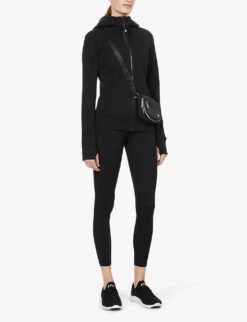 Lululemon Scuba Slim-fit Cotton-blend Knitted Hoody 8 Lululemon Scuba Slim-fit Cotton-blend Knitted Hoody -Ress Clothing Shop R03897526 BLACK ALT01