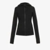 Lululemon Scuba Slim-fit Cotton-blend Knitted Hoody -Ress Clothing Shop R03897526 BLACK M