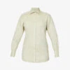 The Boyfriend Long-sleeved Organic-linen Shirt -Ress Clothing Shop R03935324 SAGEGREEN M