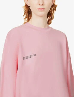 365 Signature Recycled And Organic Cotton-blend Sweatshirt -Ress Clothing Shop R03972143 SAKURAPINK ALT04