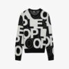 THE KOOPLES Logo-print Cotton-jersey Sweatshirt -Ress Clothing Shop R03977085 BLA09 M