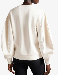 Ted Baker Horssa Graphic-print Woven Sweatshirt -Ress Clothing Shop R03995503 IVORY ALT03